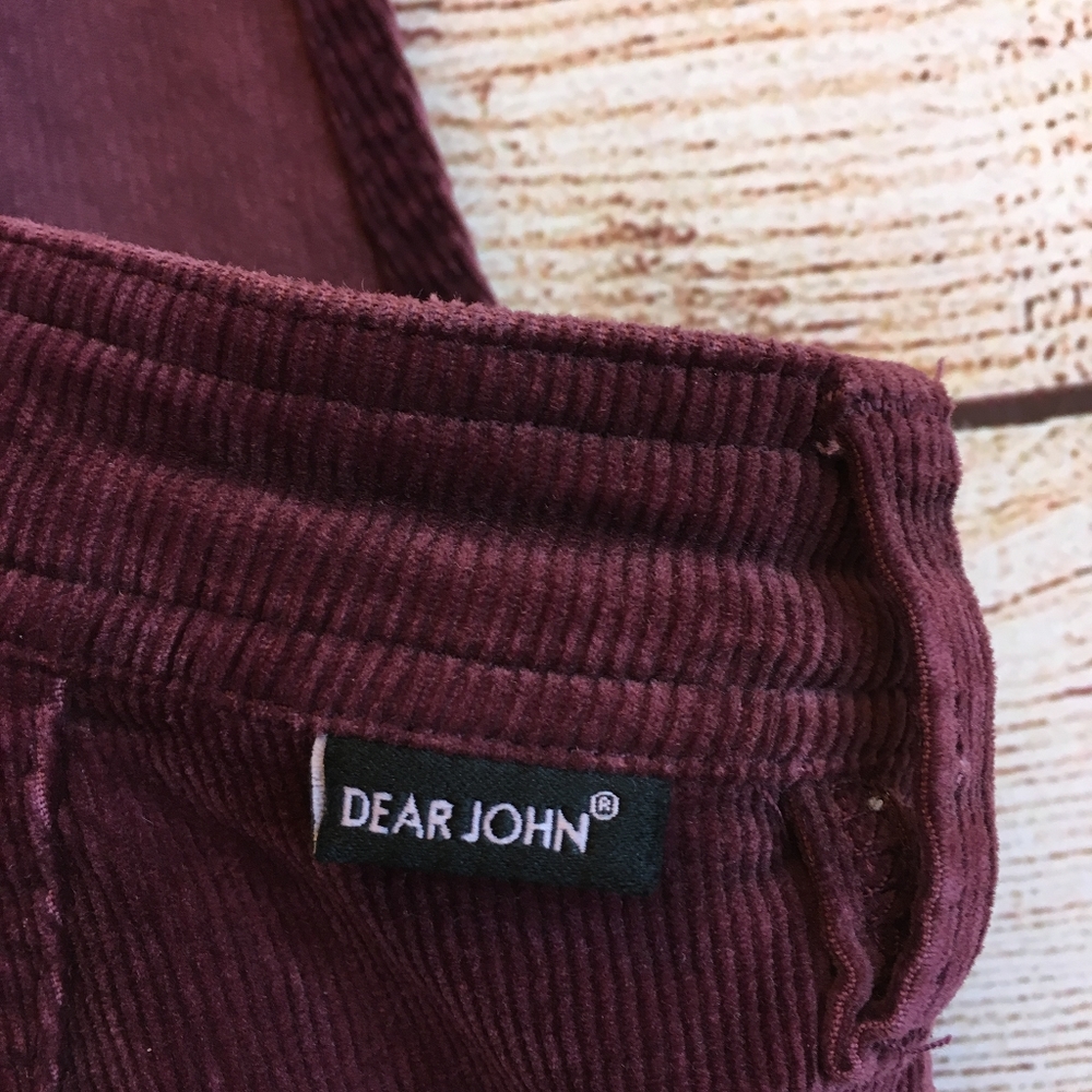 DEAR JOHN CORDUROY OVERALLS IN MULBERRY - Picture 11 of 13